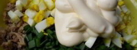 тарталетки с печенью трески и яйцом. Шаг 7