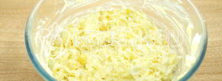 тарталетки с пикантным салатом. Шаг 6