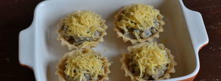 жульен в тарталетках. Шаг 8