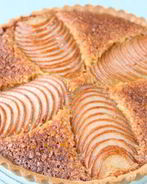 Грушевый тарт с миндалем