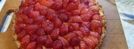 клубнично-кокосовый тарт. Шаг 9