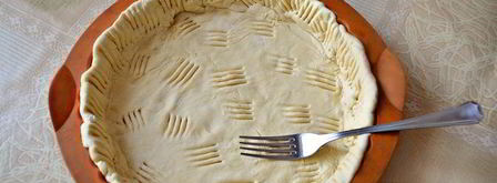 луковый тарт с малосольной килькой. Шаг 5