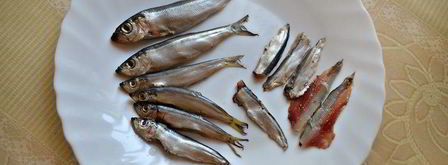 луковый тарт с малосольной килькой. Шаг 6