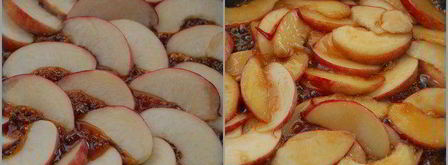 миндальный тарт с карамелизованными нектаринами. Шаг 11