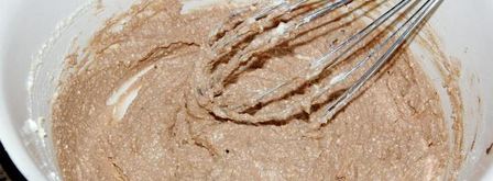 шоколадно-творожный тарт-суфле с малиной. Шаг 3