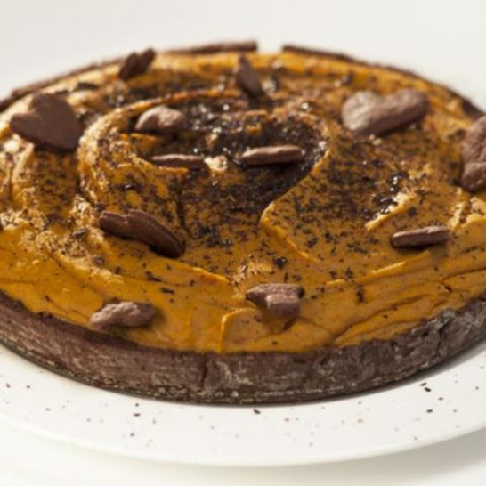 Рецепт шоколадна-тыквенного тарт