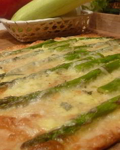 Тарт из спаржи