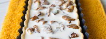 тарт с белыми грибами и луком-пореем. Шаг 26