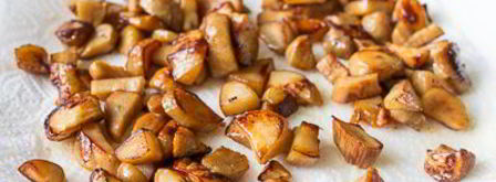 тарт с белыми грибами и луком-пореем. Шаг 19