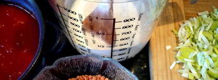 тарт с красной чечевицей и кокосом. Шаг 6