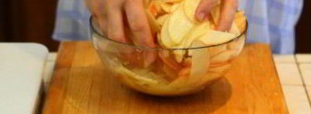 тарт с розами из яблок. Шаг 9