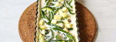 тарт с цуккини и чесночными стрелками. Шаг 28