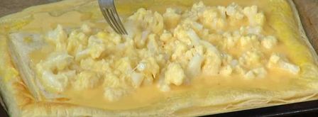 тарт с цветной капустой. Шаг 11