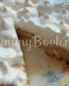 Тарт с заварным сливочным белковым кремом