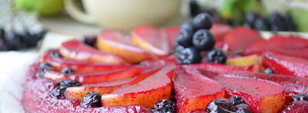 тарт татен с грушами и черноплодной рябиной. Шаг 6