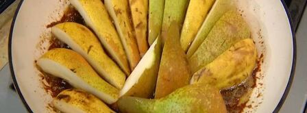 тарт татен с грушами и изюмом. Шаг 7