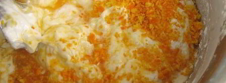 творожный тарт с мандариновым соусом. Шаг 12