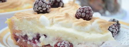 творожный тарт с персиками. Шаг 12