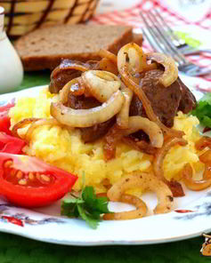 Телятина маринованная в вишневом вине