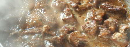 телятина маринованная в вишневом вине. Шаг 4