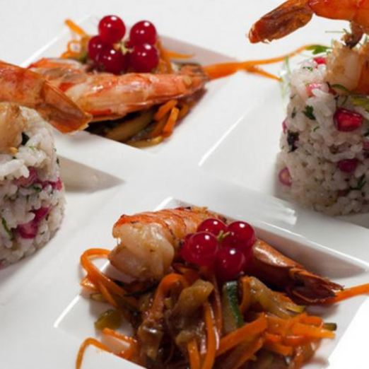 Тигровые креветки, маринованные с ванилью