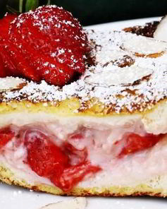 Французские тосты с фруктовой начинкой