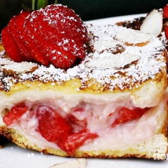 Рецепт французских тостов с фруктовой начинкой