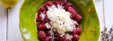 французские тосты с начинкой из сливочного сыра и малины. Шаг 3