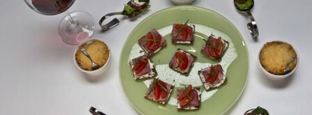 тосты деликатесные с языком. Шаг 4