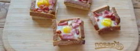 тосты карбонара. Шаг 12