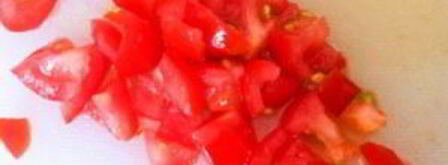 тосты с авокадо и помидором. Шаг 3