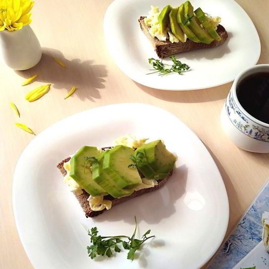 Рецепт тостов с авокадо