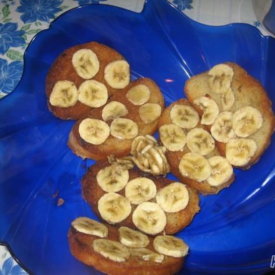 Рецепт тостов с бананом