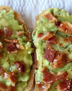 Тосты с беконом