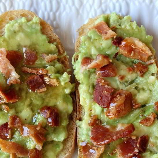 Рецепт тостов с беконом