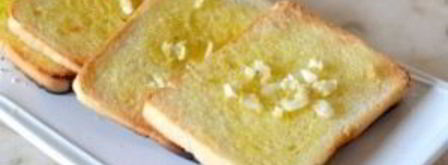 тосты с чесноком. Шаг 6