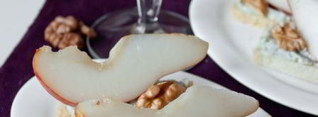 тосты с грушами и голубым сыром. Шаг 6