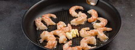 тосты с креветками и песто. Шаг 5