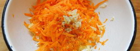 тосты с морковно-сырным салатом. Шаг 5