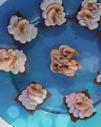 Тосты с сыром и шампиньонами