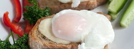 тосты с яйцом-пашот и моцареллой. Шаг 6