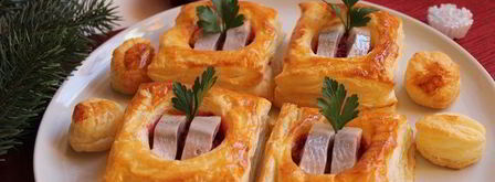 волованы со свеклой и сельдью. Шаг 8