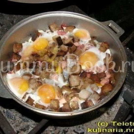 Рецепт сборной глазуньи