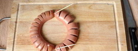 весенняя яичница с сосисками. Шаг 3