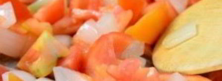 яичница-болтунья с помидорами. Шаг 7