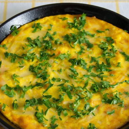 Рецепт яичницы по-деревенски