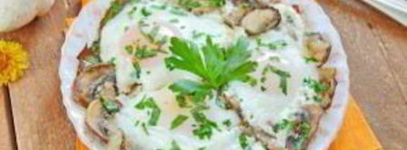 яичница с грибами. Шаг 8