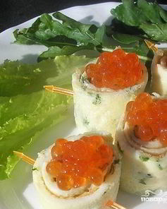 Яичница с икрой