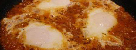 яичница с томатами uova al pomodoro. Шаг 7