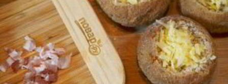 яичница в булочках веселый завтрак. Шаг 4